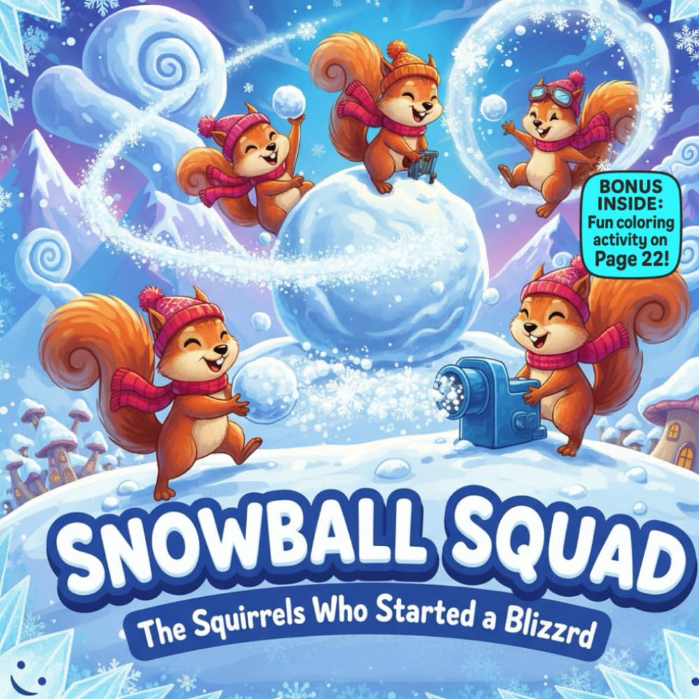 Snowball Squad: The Squirrels Who Started a Blizzard: A Playful Rhyming Winter Story About Fun, Friendship, and Caring for Others