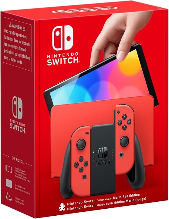 Nintendo switch console modello oled edizione speciale mario