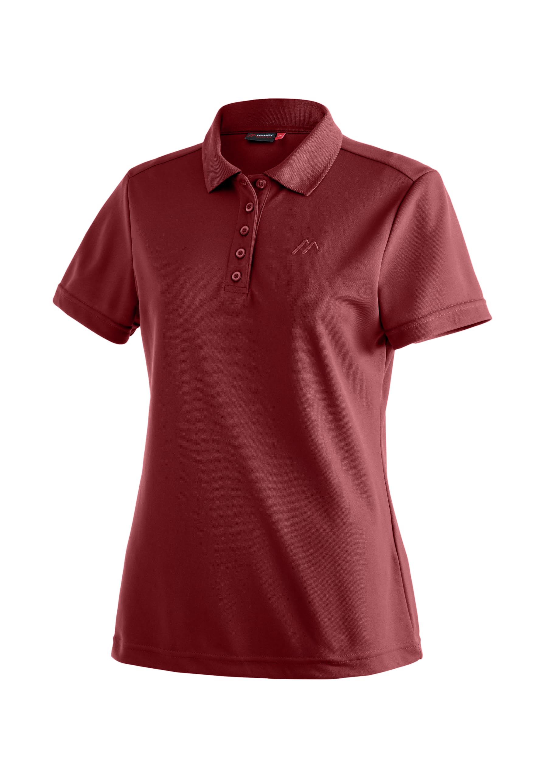 Maier Sports Ulrike Polo Donna A Maniche Corte | Maglia in Piqué Traspirante, Tecnologia Dryprotec, Per Sport e Tempo Libero, Perfetta Per L'Estate