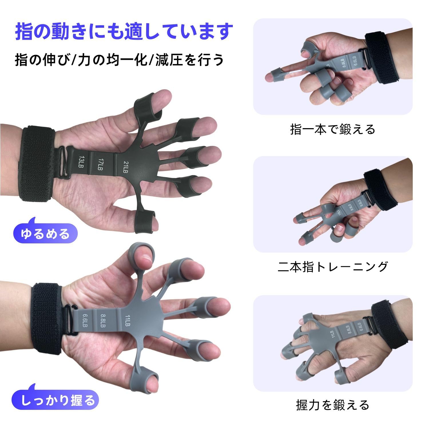 Amazon | フィンガーパワー ハンドグリップ フィンガー