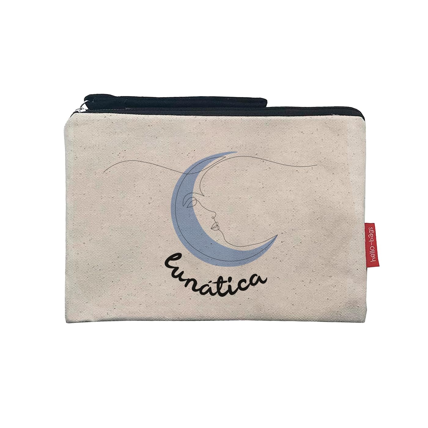 hello-bags Bolso Neceser/Cartera de Mano Lunatica, Mujer