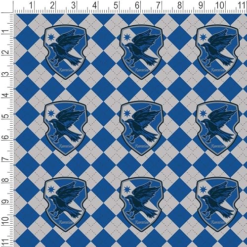 Miniatura 3 de GRAPHICS & MORE Harry Potter Ravenclaw Plaid Sigil - Rollos de papel de regalo