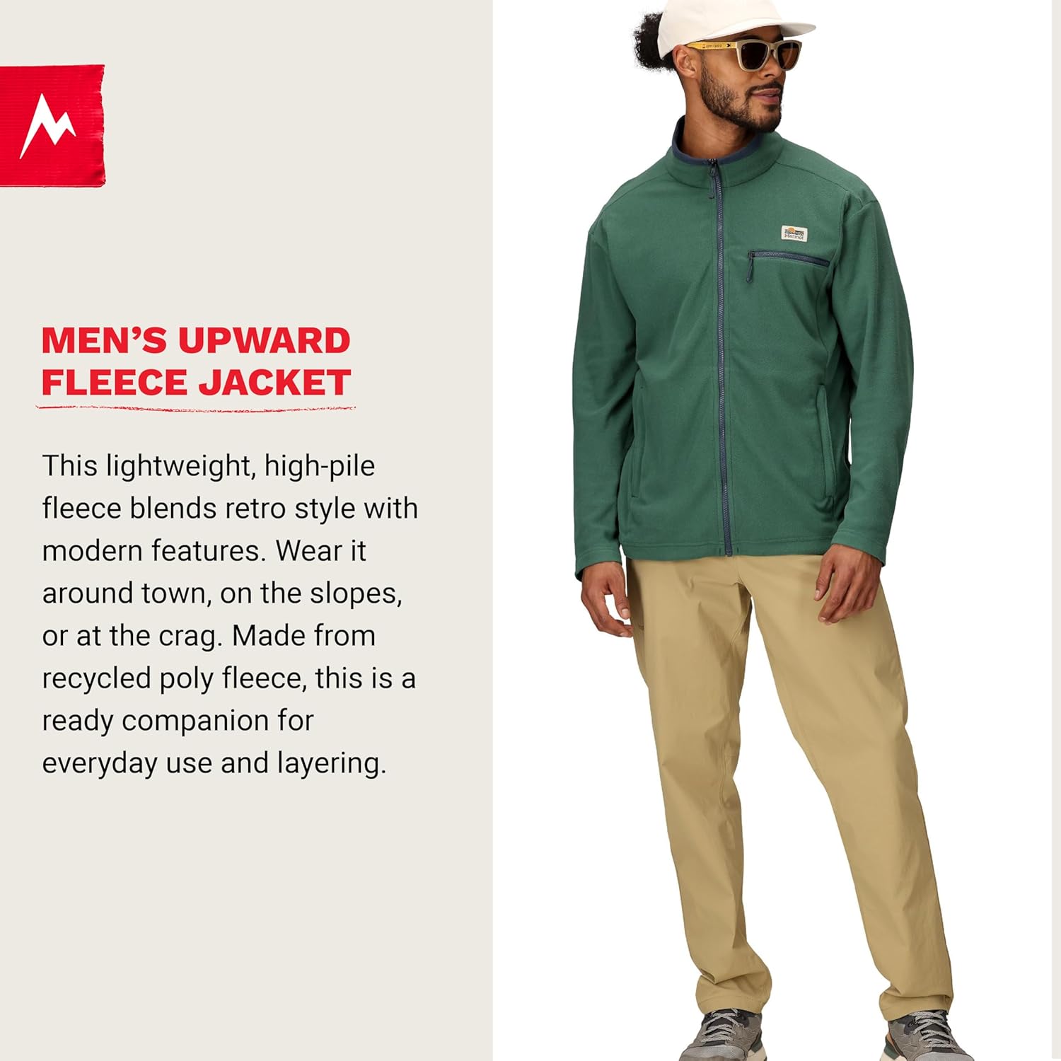 MARMOT mens Upward Fleece Jacket - Image 4