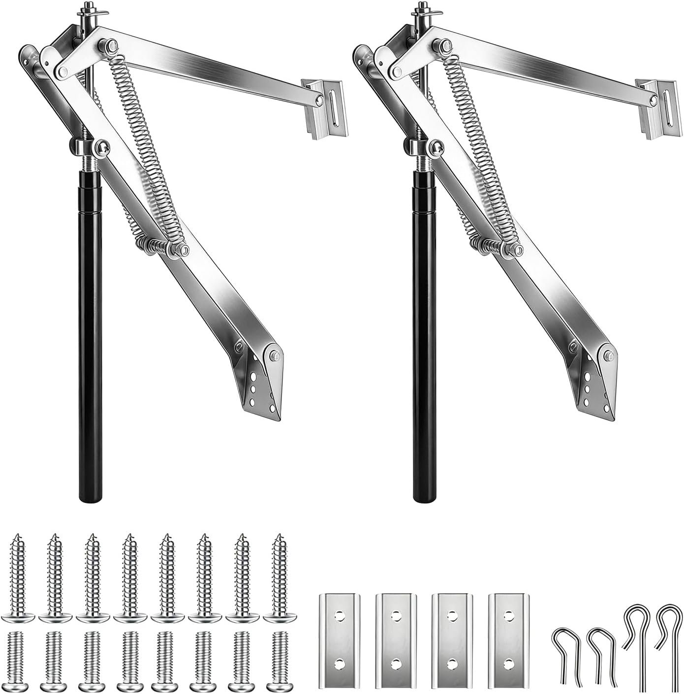 2 Pcs Auto Roof Vent Opener Automatic, Greenhouse Window Opener, Greenhouse Heat Sensitive Roof Vent Opener Auto Vent Kit (Dual Spring Up to 30lbs)