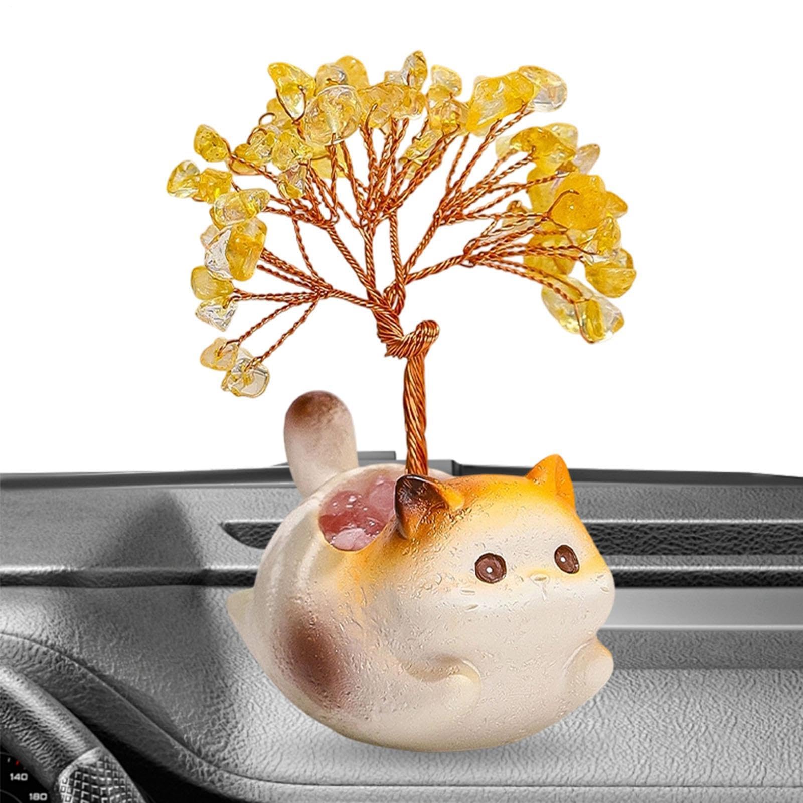 Arbre d'argent citrine pour rompre la monotonie de votre espace de travail