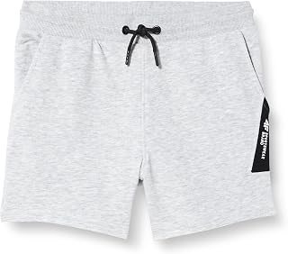 4F JUNIOR Shorts CAS M049, Pantaloncino CAS Bambino, Cold Light Grey Melange,