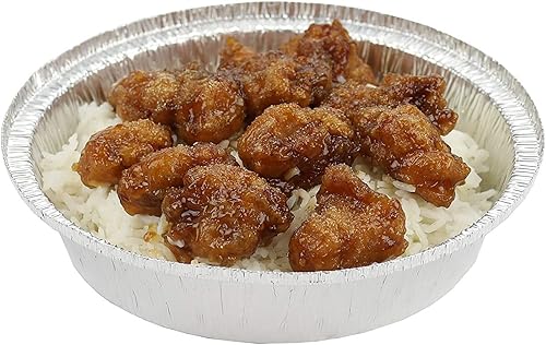 Miniatura 4 de Mr Miracle Paquete de 50 sartenes desechables de papel de aluminio Sartenes circulares de aluminio de 8 pulgadas, ideales para hornear, almacenar,