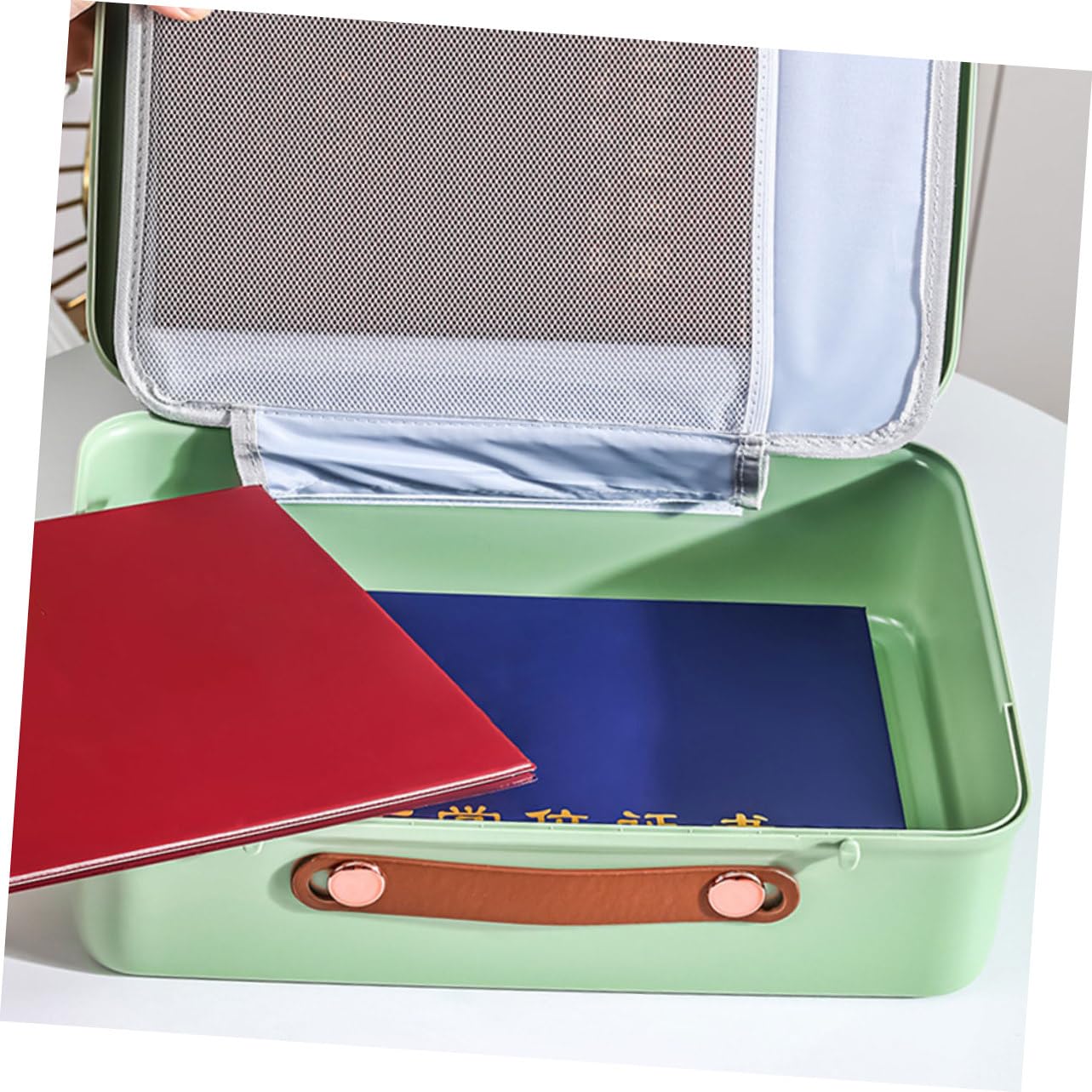 BESPORTBLE Organizer Portadocumenti Multifunzionale per Casa e Scuola Archiviazione per Certificati per Viaggi e Ufficio Multi Layer Resistente e Pratica per Id e Carte
