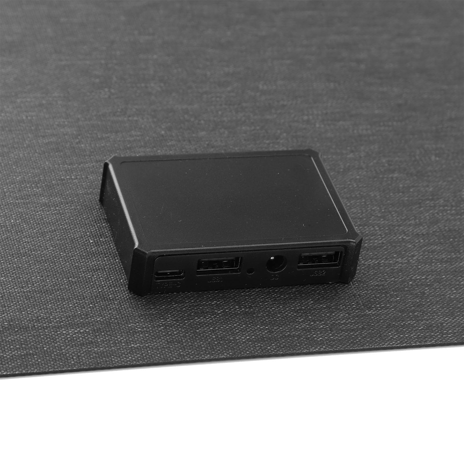 Caricatore da pannello solare da 40 W, portatile e leggero, doppia uscita USB, per campeggio e attività all'aperto, design monocristallino in silicone a 2 pieghe