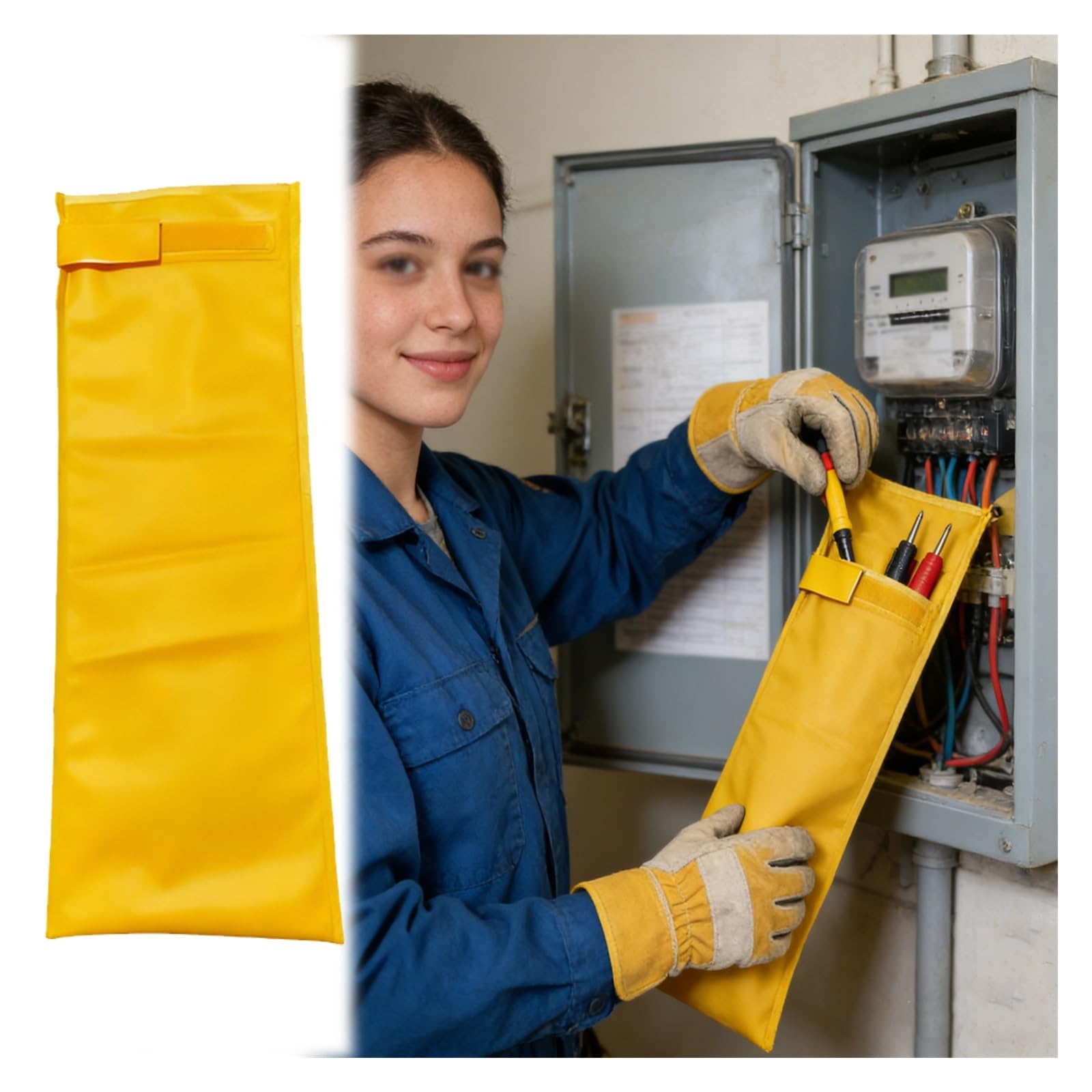 Insulating Tool Storage Bag for Power Industry 20KV High Voltage Insulated Tool Carrying Bag Waterproof 20 24in Lightweight