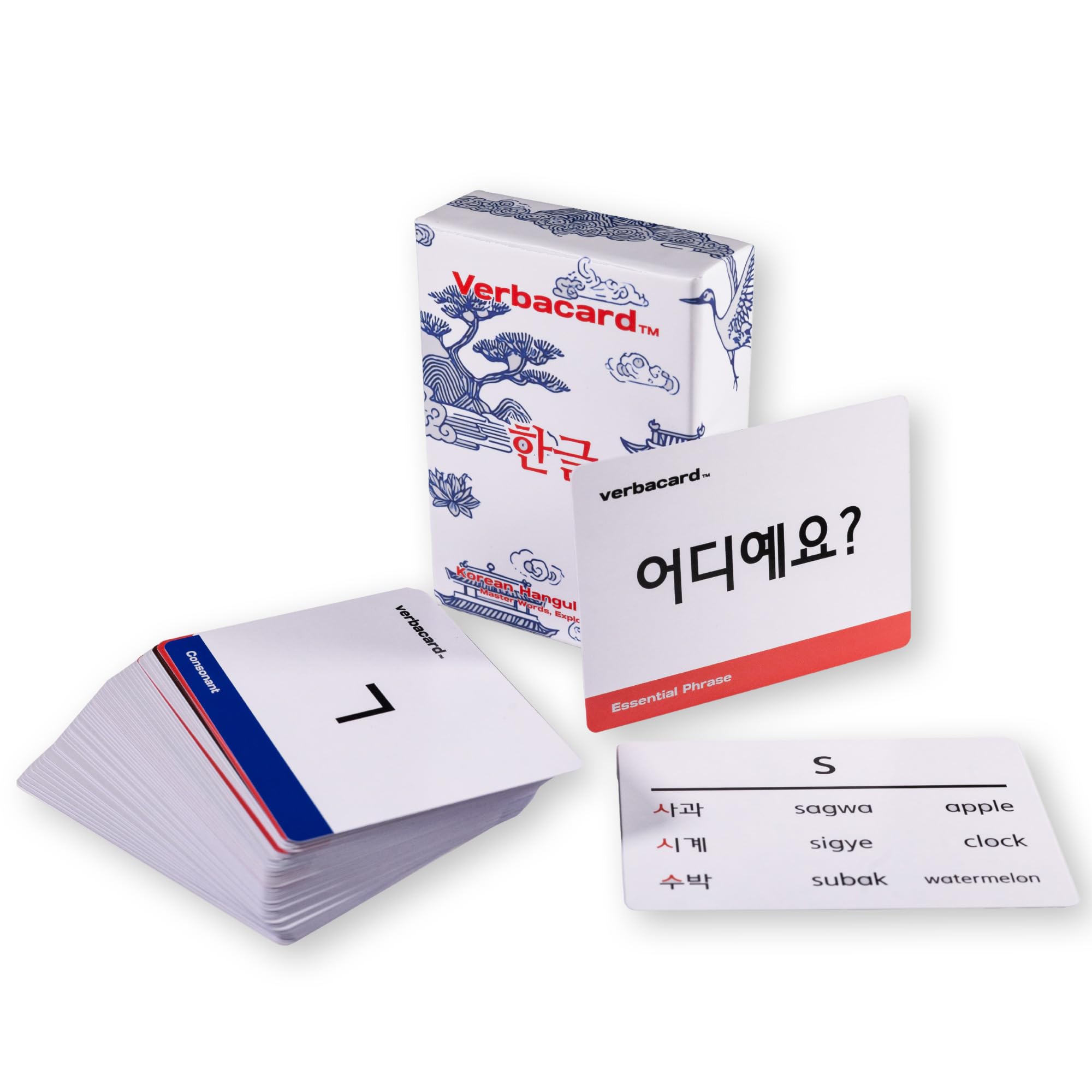Amazon.co.jp: ハングルフラッシュカード – 韓国語のハングルを素早く