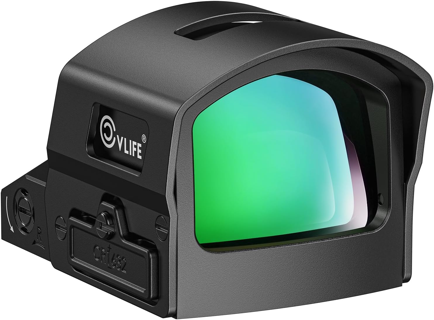 CVLIFE BearMight Motion Awake Red/Green Dot Sight with Hood for RMR, 2 MOA Dot & 32 MOA Circle, 5000G Shockproof, Auto-Brightness Reflex Optics for Hunting and Shooting, Adapter for MOS & Picatinny