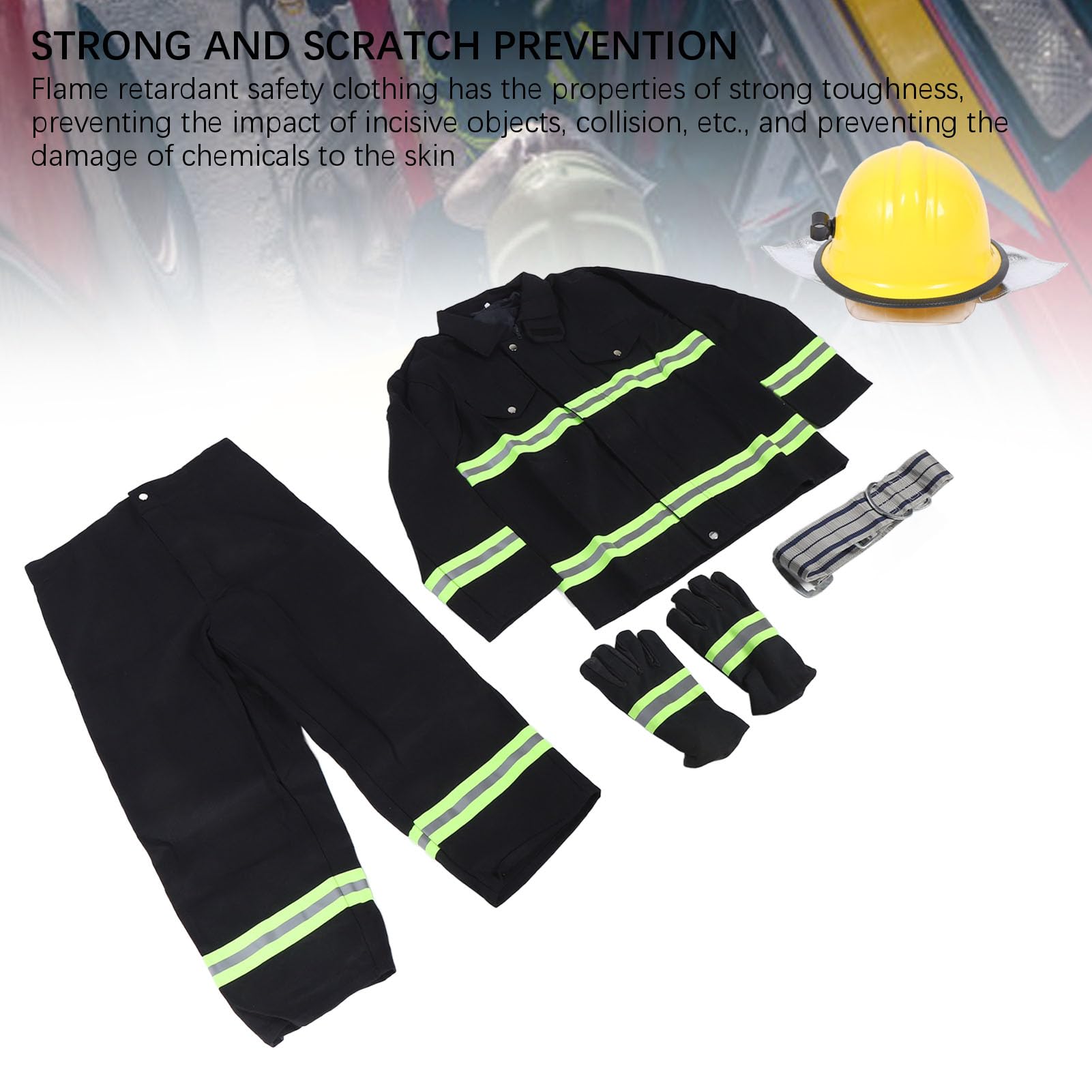 Ropa de Seguridad Ignífuga Ropa Resistente y de Prevención de Rayones para Trabajadores de la Construcción Tipo 97 Azul Marino