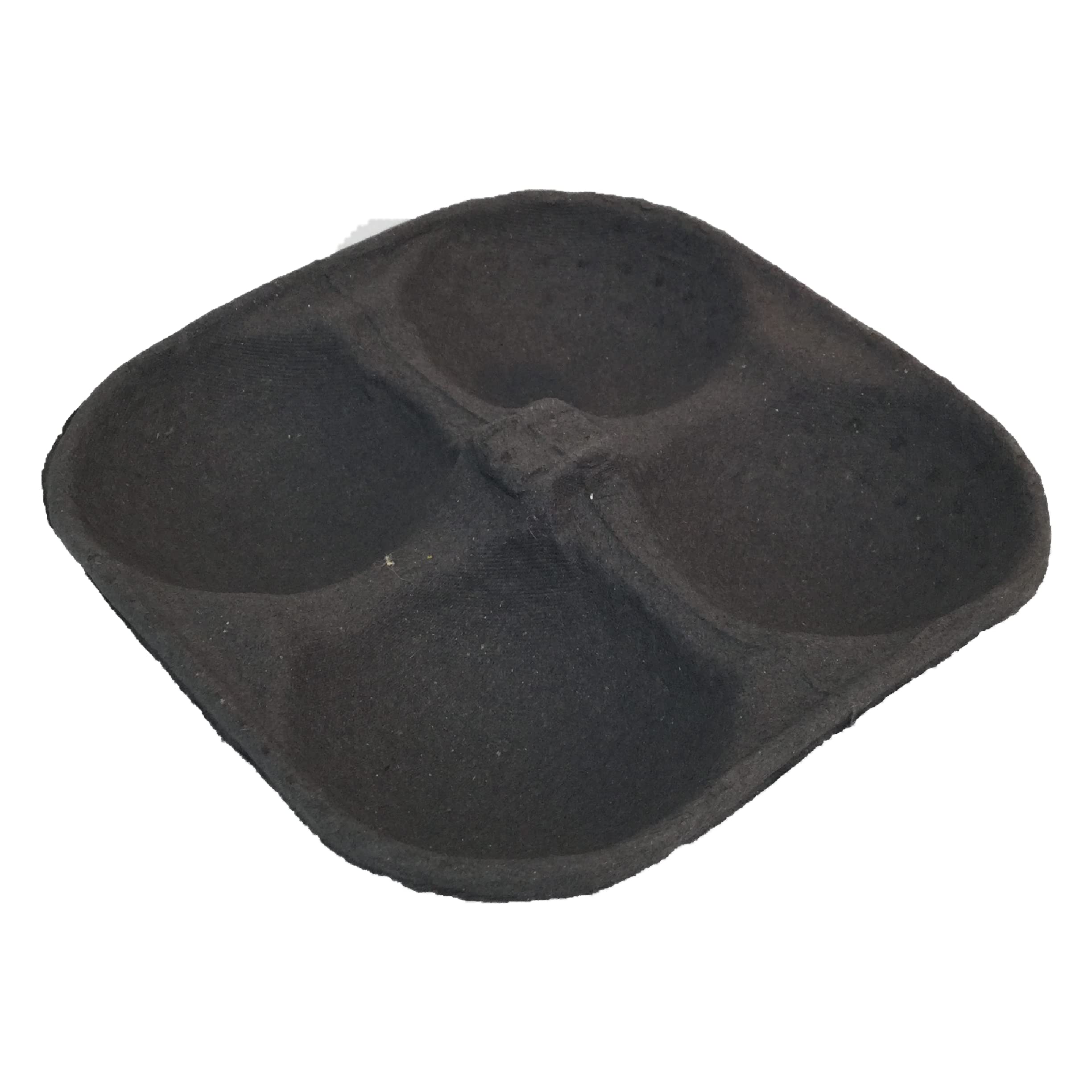 Nutley's Black 100 X Apple Tray 4-Hole Biodegradable Compostable Fruit Storage Harvest