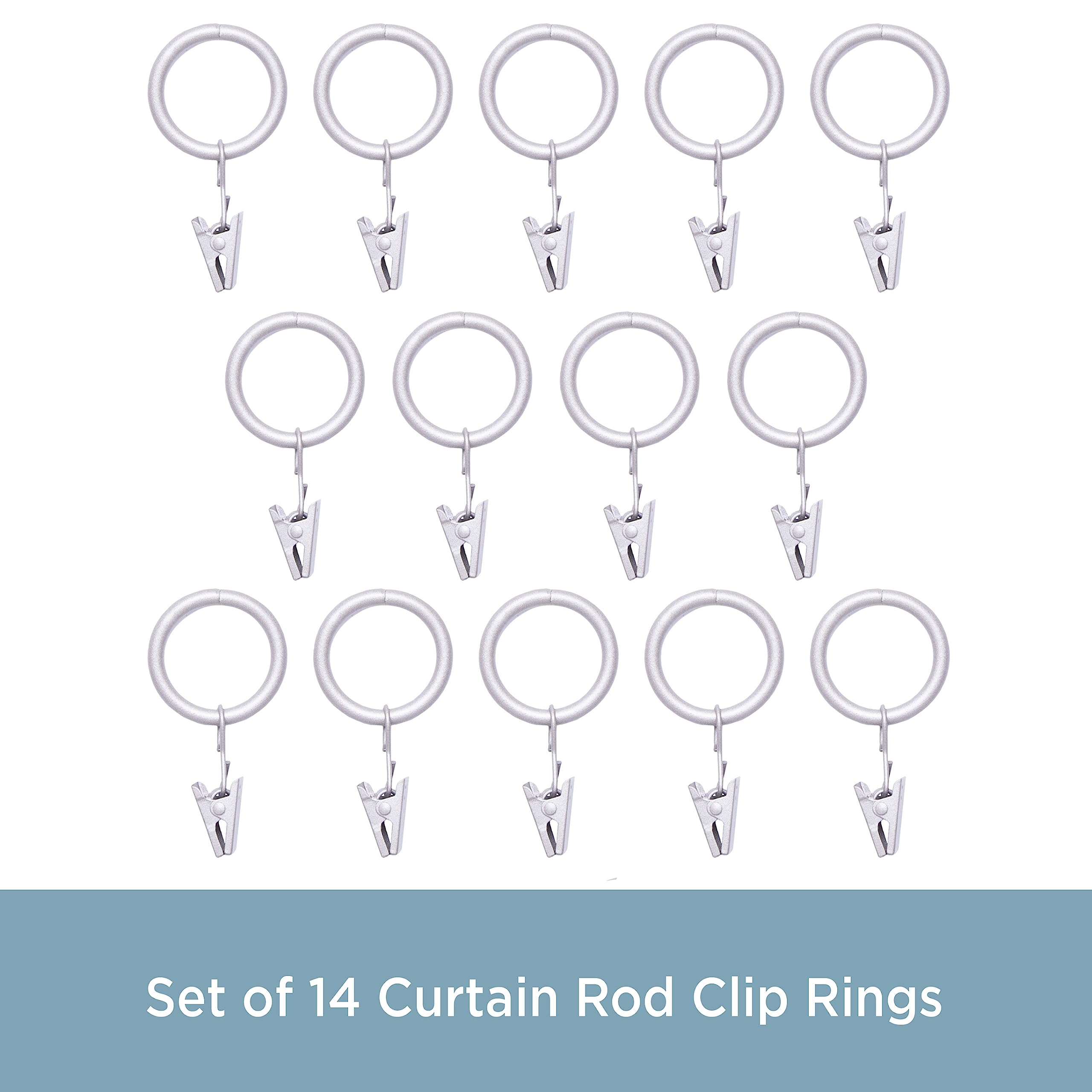 Kenney A58720790 Classic Clip Anillos Para Varillas Hasta 2,54 Cm, image size:2560x2560