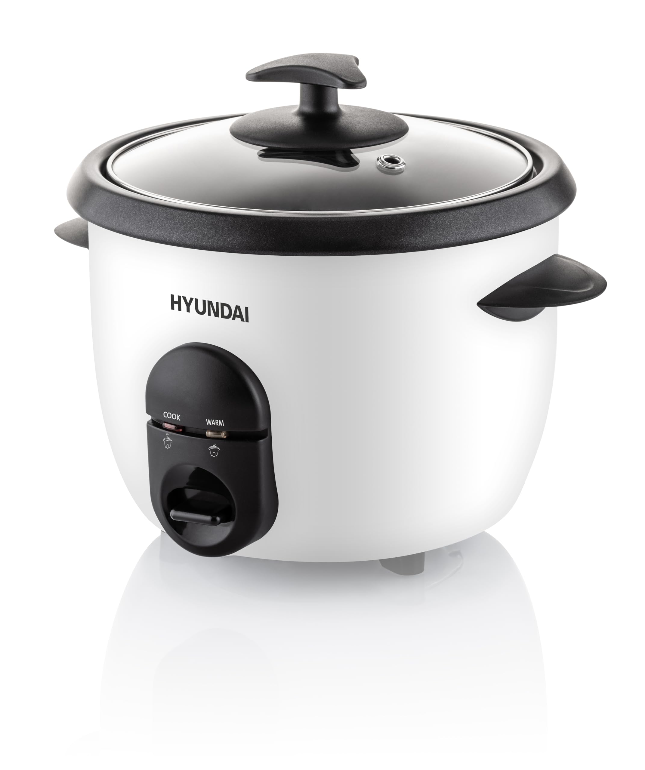 Cuiseur à riz RC100 I 1 l pour riz 800 g I 365 W I Chauffe-riz I Fonction maintien au chaud I Casserole à revêtement antiadhésif I Cuillère à riz & verre doseur