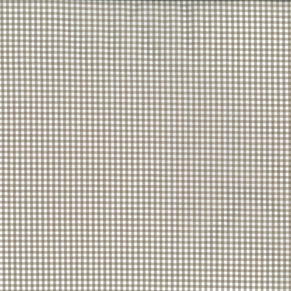 100% Yarn Dyed Cotton Fabric 2.5mm Gingham Check Squares 144cm Wide (Sold Per Half Metre) (Sand)