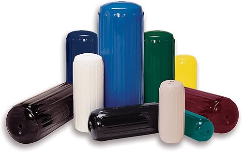 Vista 14 de Defensa para barco con diseño de vinilo inflable Taylor Made Products Big B con tubo para soga central Negro