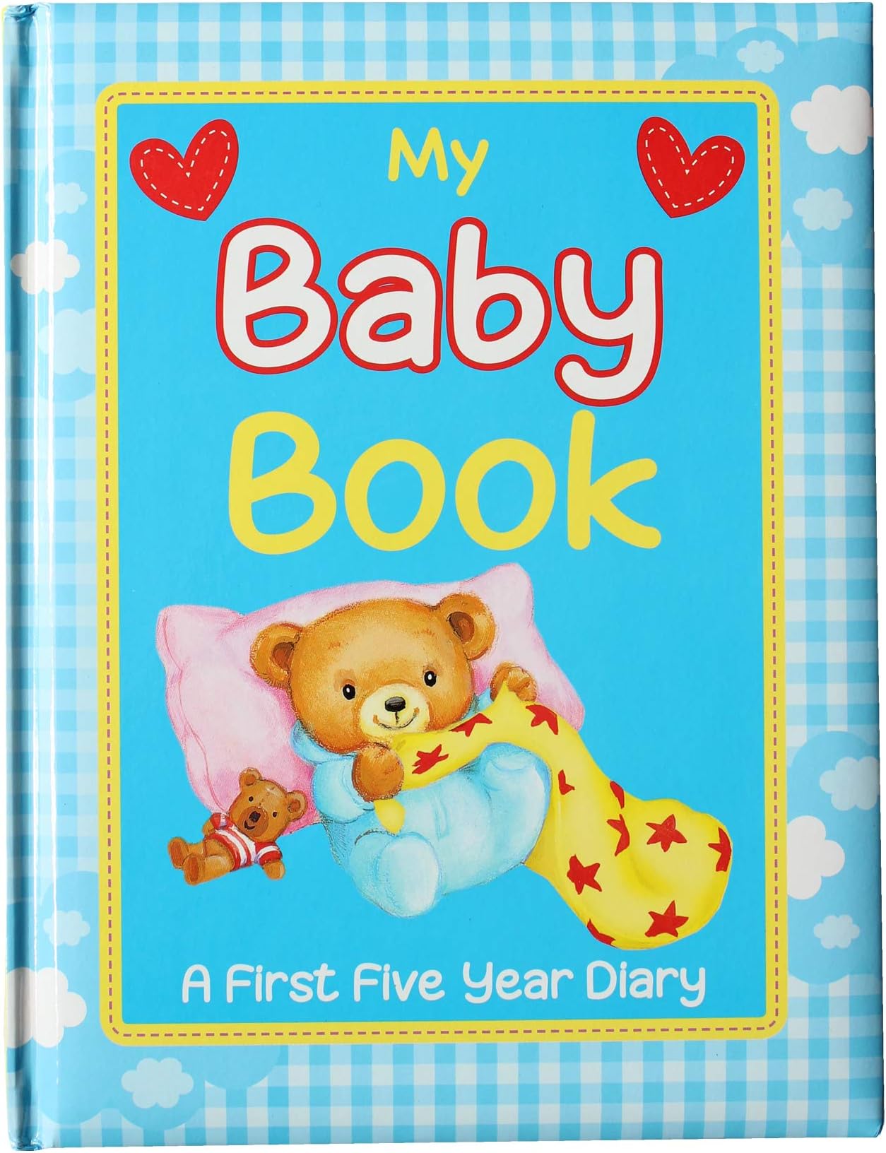 Blue Baby Record Book Baby Keepsake Diary Birth to 5 Yrs