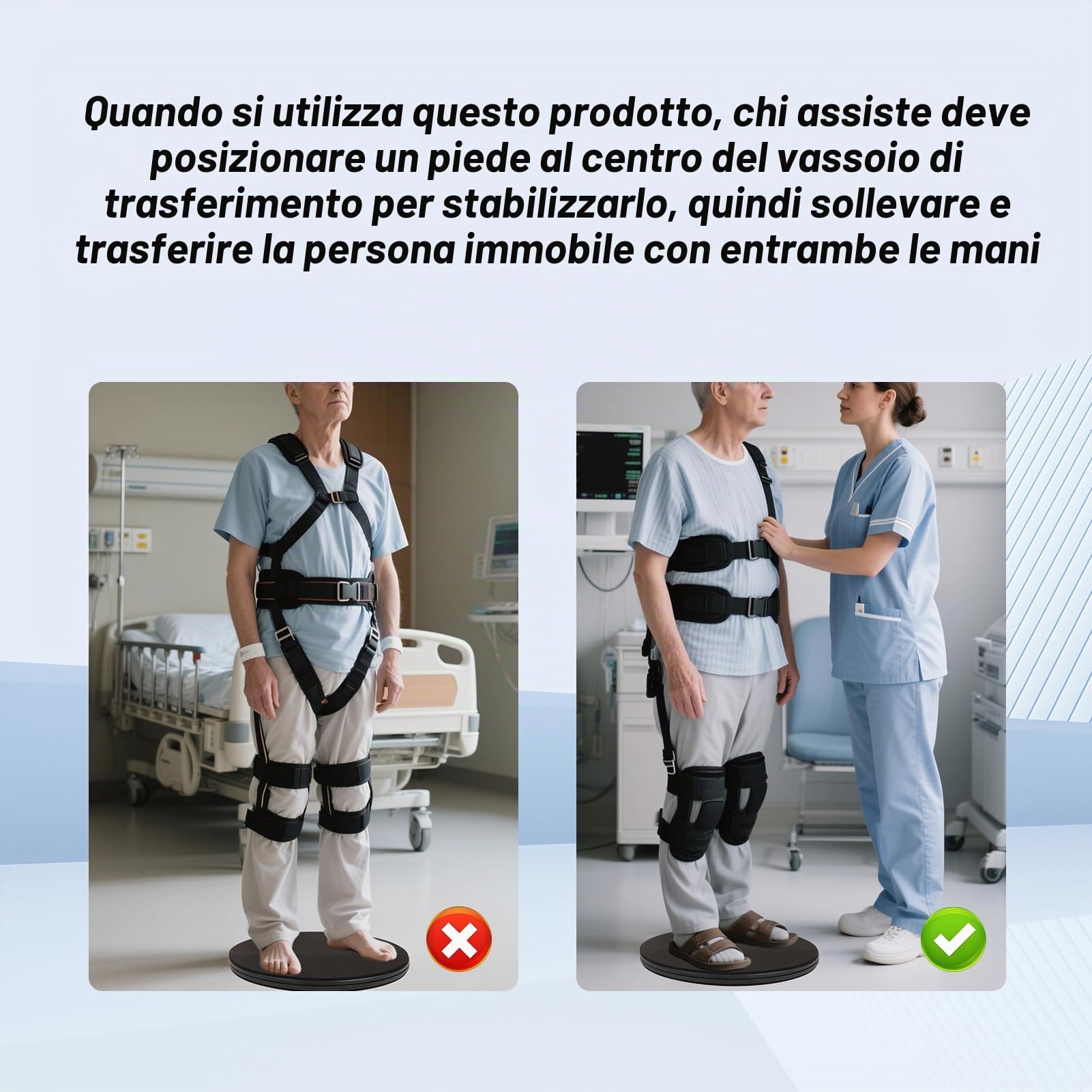 Topyond Tavola di Trasferimento Rotante, Disco Scorrevole Antiscivolo per Disabili e Anziani, Ausilio alla Mobilità a 360 Gradi per Trasferimenti in Sedia a Rotelle, Letto e Sedia