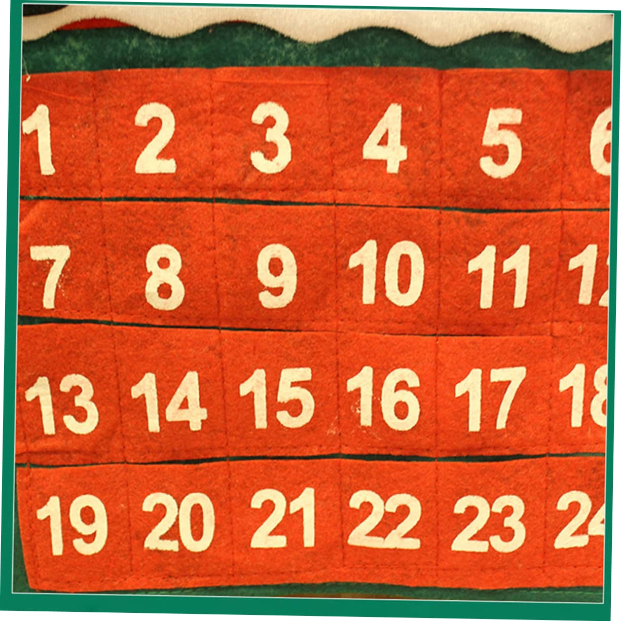 Cabilock 6 Piezas calendario de adviento festivo calendario de adviento de pared calendars calendario colgante de navidad cuenta regresiva de navidad objetos decorativos mayor