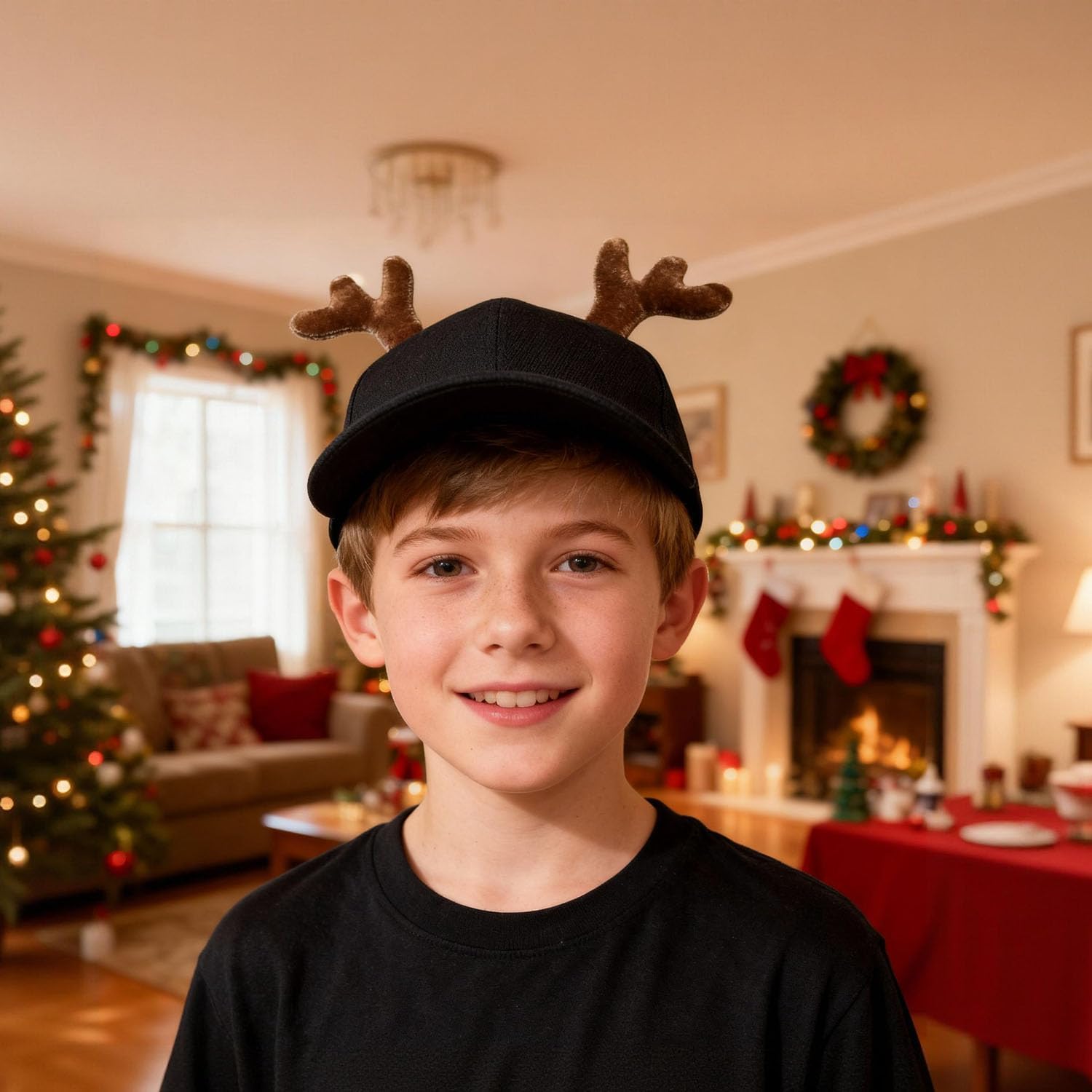 Magnetic Cute Ears/Horns for Cap,Removable Hat Decoration for Men Women Boys and Girls