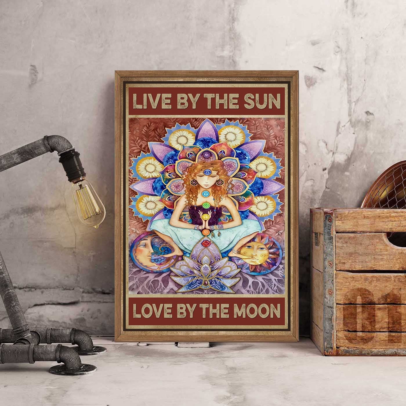 Retro Metal Tin Sign 12x16 Inches Yoga Poster Hippie Girl Yoga Poster Vintage Lose Your Mind Find Your Soul Poster Vintage Meditation Poster Namaste Poster Funny Wall Decor Nostalgic Art Decor