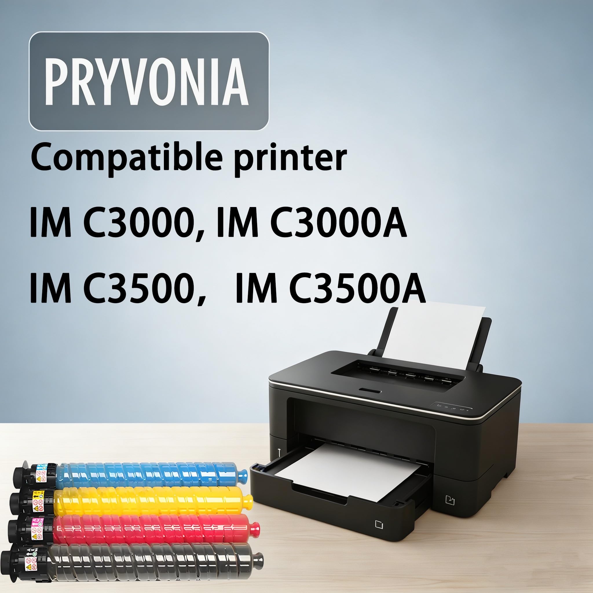 IM C3500 IM C3000 kompatybilne kartridże z tonerem do Ricoh 842251 842254 842253 842252 C3500A C3000A zamiennik do IMC3500 IMC3000 (4-pak czarny/cyjan/magenta/żelowy b) b)
