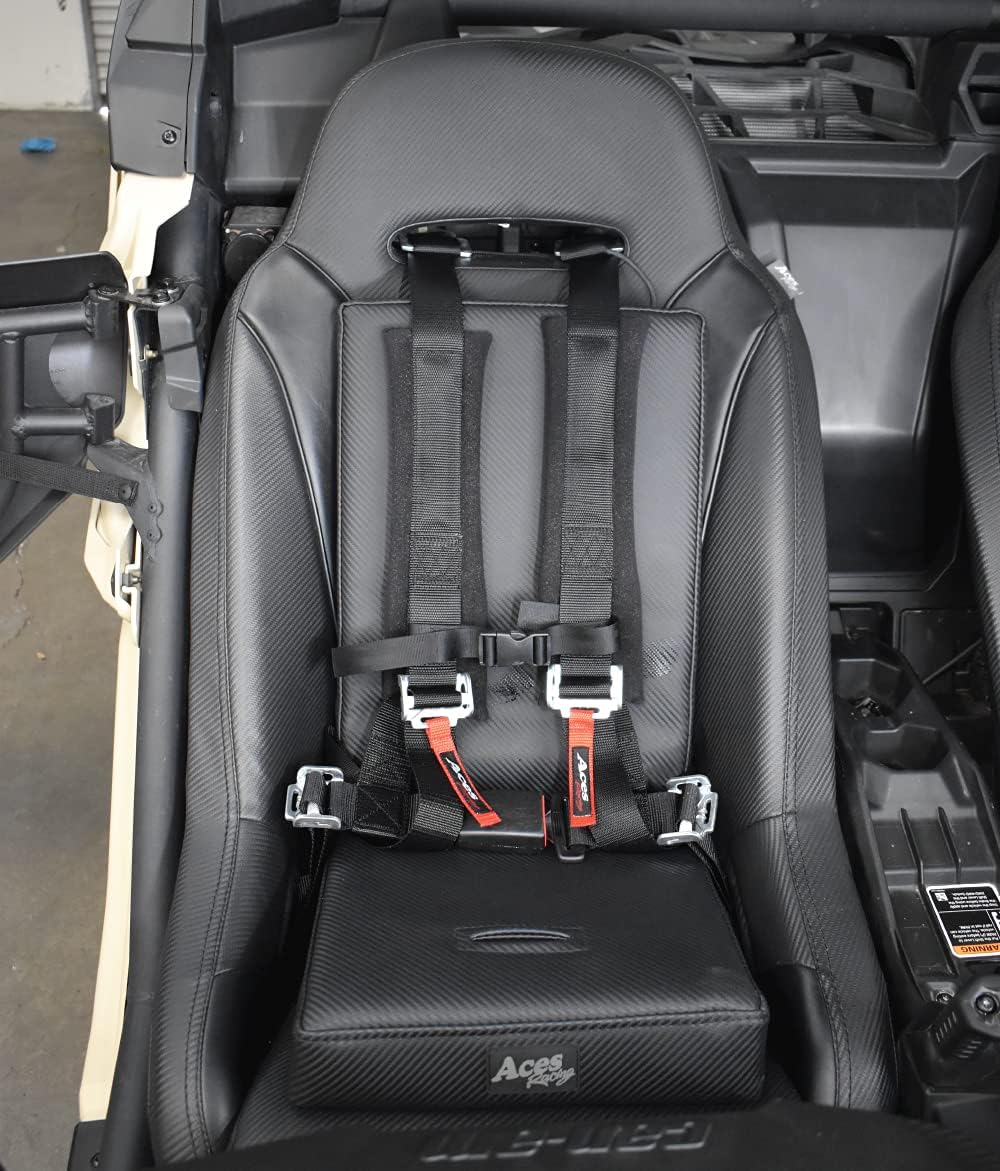 Aces Racing Booster Cushion for UTV Seats (Works on All Stock and aftermarket Seats) (3"x2" (Back and Bottom))