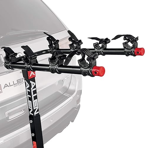 Miniatura 7 de Allen Sports Deluxe+ Portabicicletas de liberación rápida con bloqueo para enganche de 2 pulgadas, modelo 840QR, negro