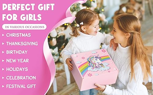 Miniatura 9 de Juguetes de unicornio para niñas de 4 a 6 a 8 años, caja de regalo de graduación preescolar para jardín de infantes, regalos de cumpleaños para 3,