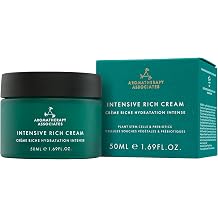 Aromatherapy Associates Intensive Rich Cream with Plant Stem Cells, Prebiotics & Essential Oils, Hydrating Daily Moisturizer for Dry or Mature Skin, Fruity Floral Scent, 1.69 fl oz
