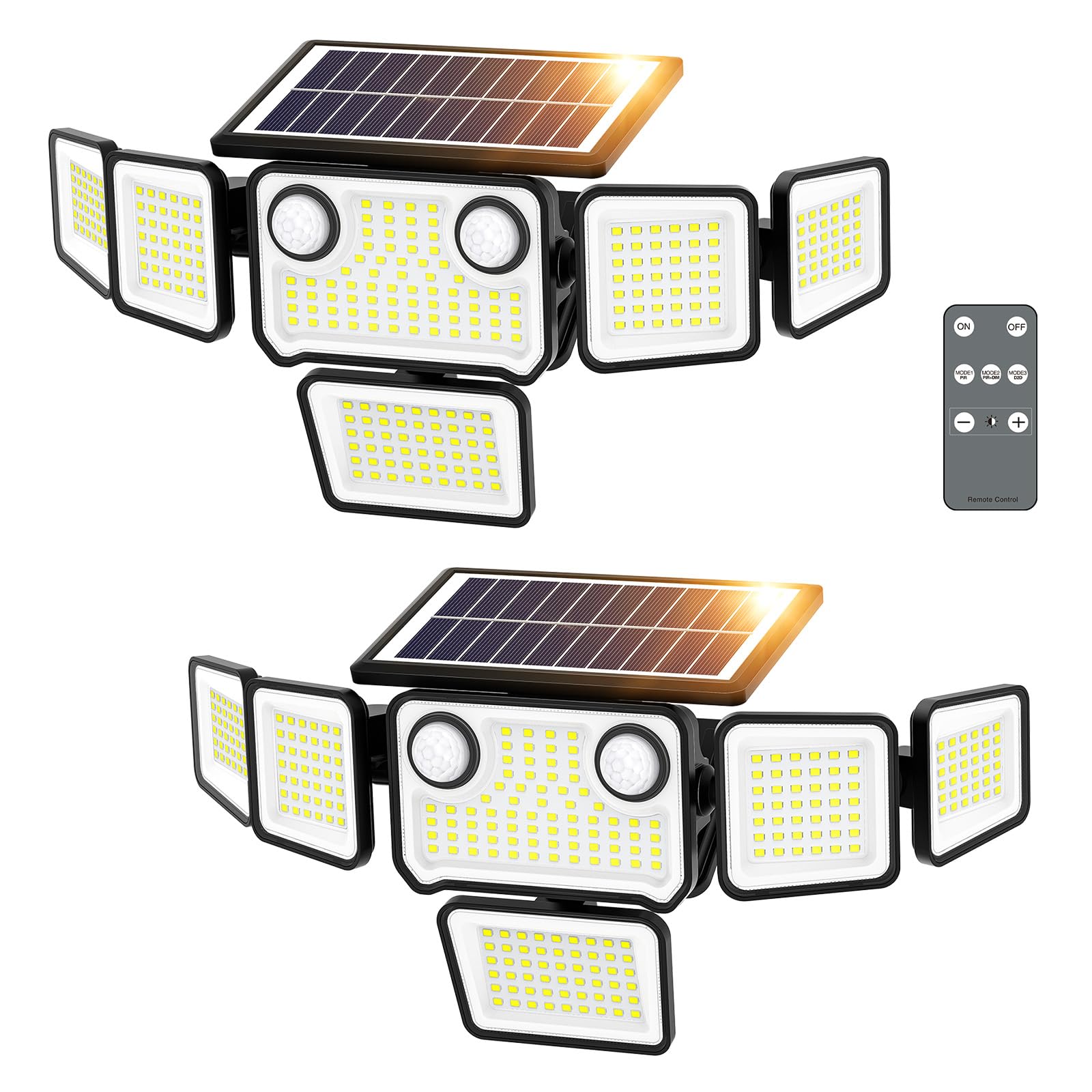 SZPOWER 6-Head Solar Flood Lights