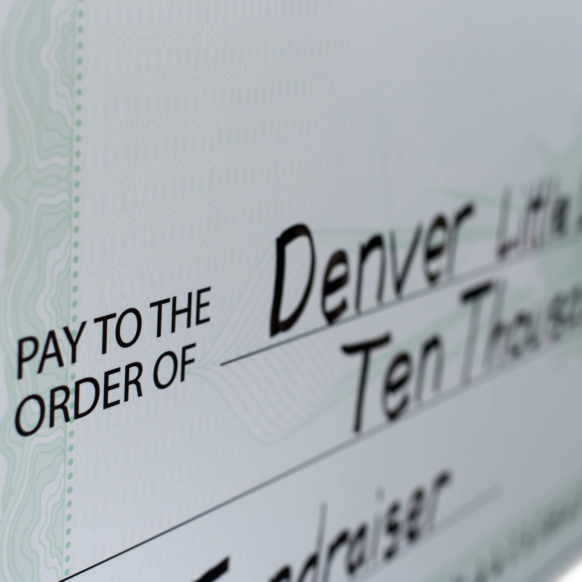 Buy Giant Fake Presentation Check Oversized Dry Erase Big Checks for