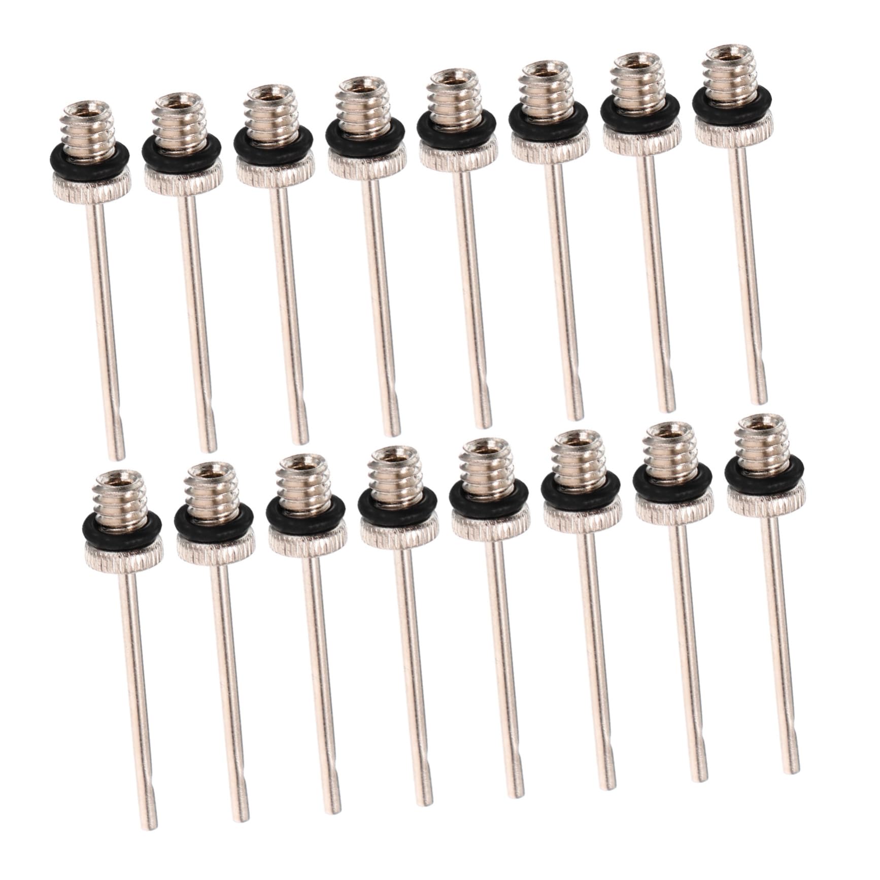 5 Series Agujas De Inflación De Metal para Balones para Fútbol Baloncesto Y Voleibol para Inflar Rápidamente Accesorio Y Compacto 20 Piezas X 5
