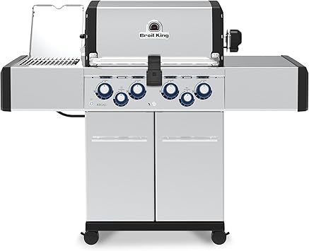 Broil King 956944 Regal S 490 Pro IR Propane Gas Grill, 5-Burner, Stainless Steel
