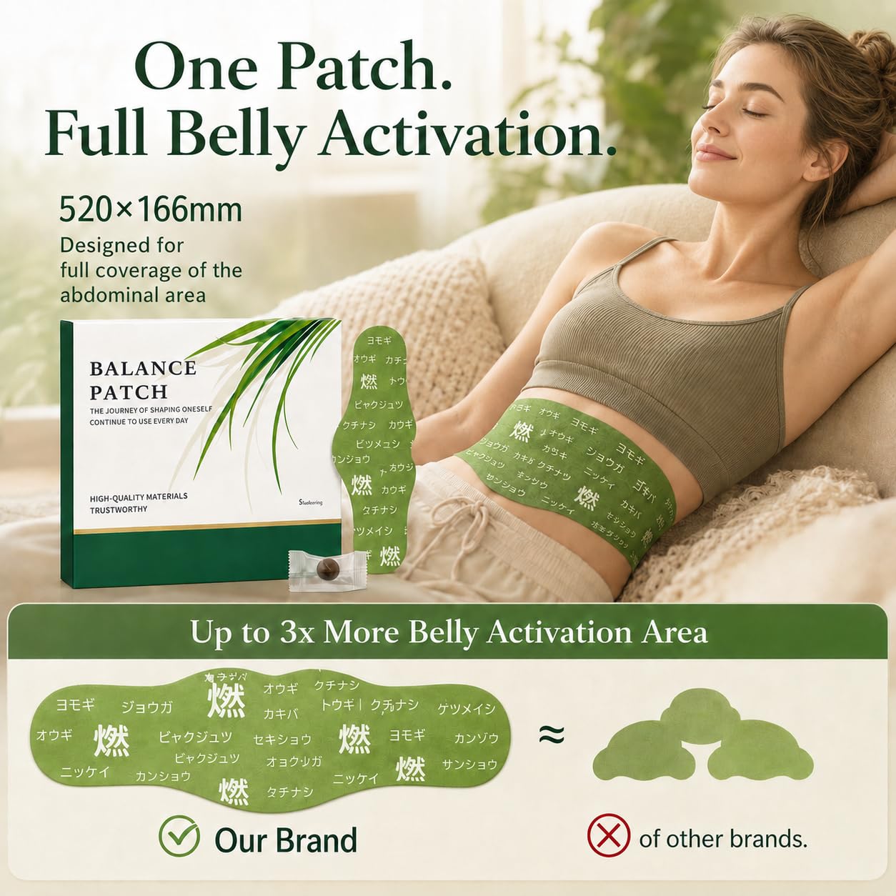 Japanese Herbal Balance Patch, Plant-Based Ingredients, Comfortable Adhesive Design, Easy Topical Use, 2 Boxes, 10 Patches (2) — Amazon image 6