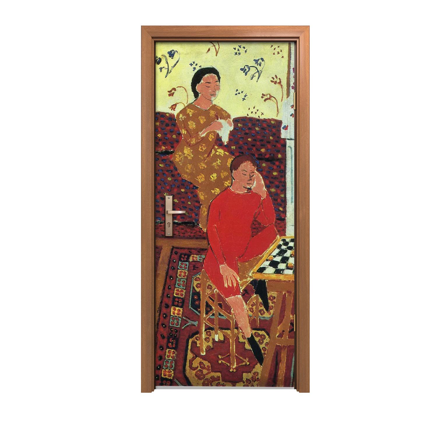 Autocollant de porte 90x200cm sticker mural Matisse Coloray