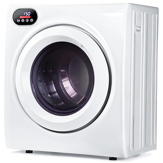 Euhomy 2.65 Cu.Ft Portable Dryer with Exhaust Hose, clothes dryer with four functions