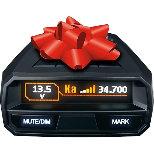 UNIDEN R4 Extreme Long-Range Laser/Radar Detector, Record Shattering Performance, Built-in GPS w/AUTO Mute Memory, Voice Alerts, Red Light & Speed Camera Alerts, Multi-Color OLED Display, Black