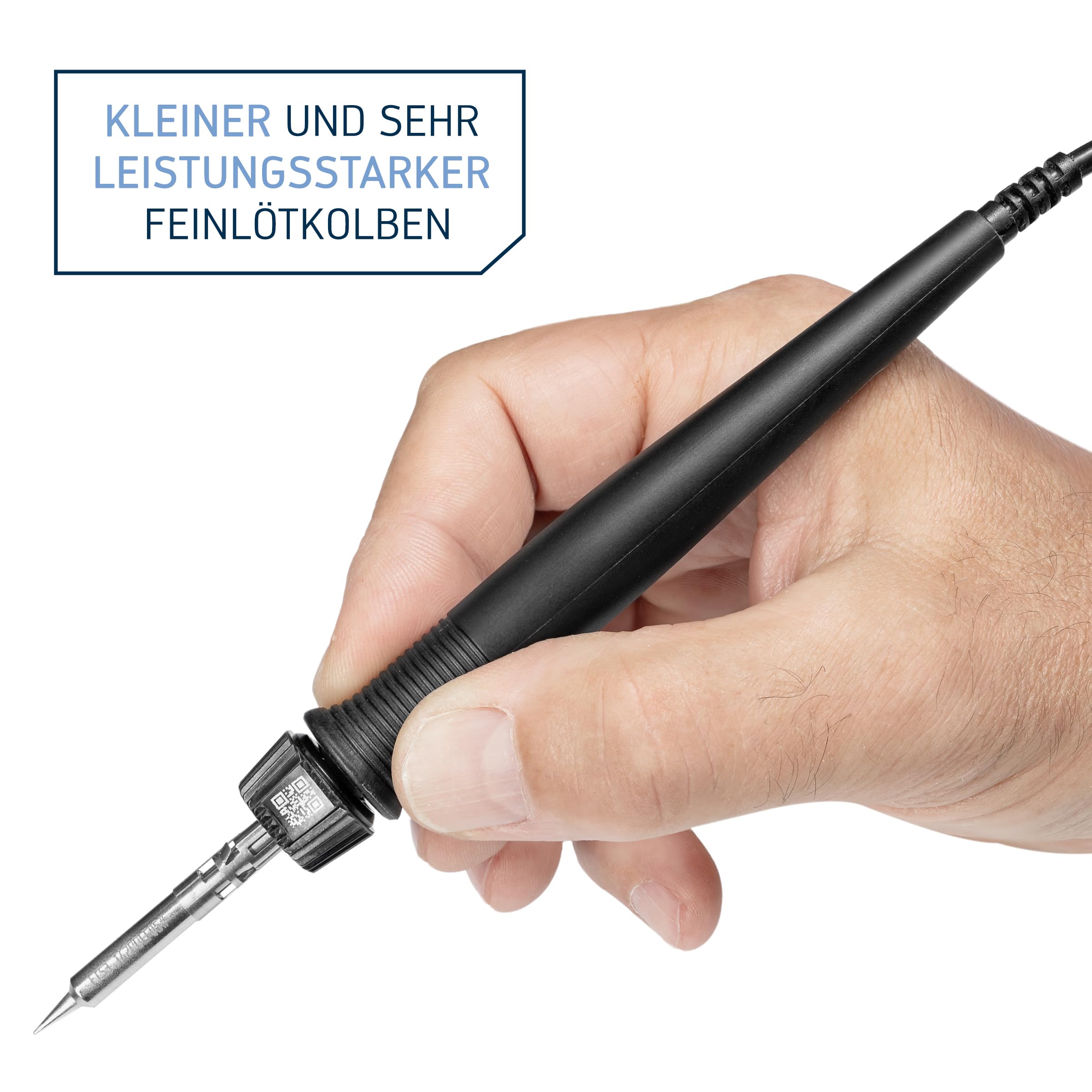 ERSA A100 80 WATT digitale Lötstation 150-480°C mit ergonomischen Lötkolben & TIP´N´TURN Lötspitzen-System mit Auto-Standby