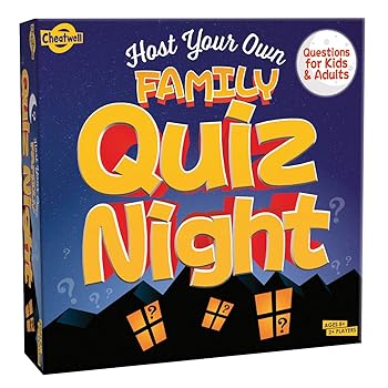 Cheatwell Games Family Quiz Night Trivia Board Game