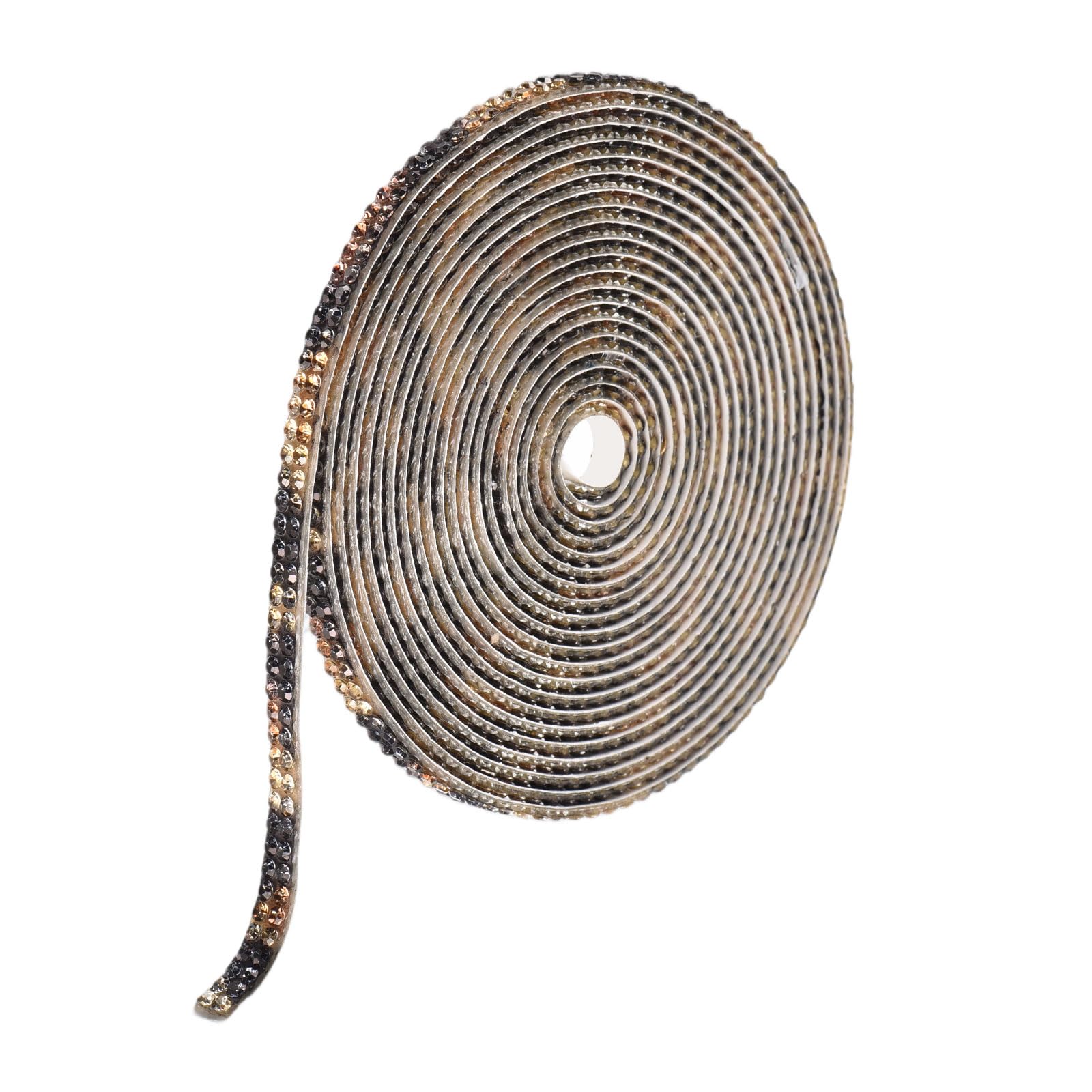 Sourcing Map Rhinestone Tape, Leopard Print, 3 Yard x 0.45 cm (approx. 0.177 Inch), DIY Crafts, Party, Phone Decorations