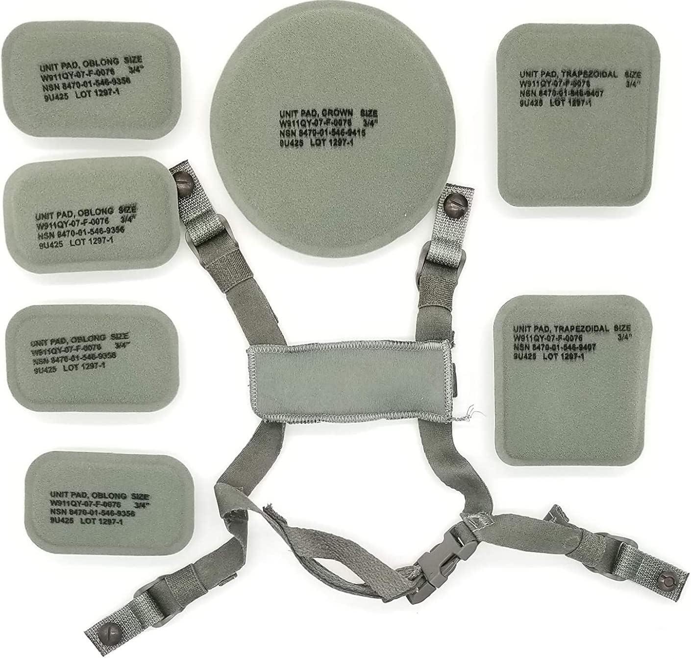 USGI ACH MICH 4Point Chin Strap and Helmet Pads