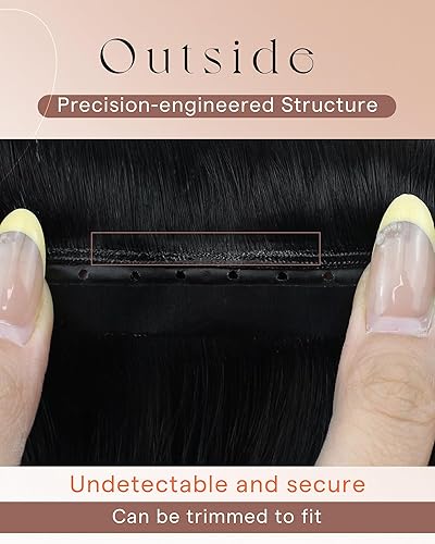 Miniatura 245 de Sunny Hair Extensiones de cabello humano de color marrón para coser, extensiones de cabello humano real, color marrón oscuro, ombré, marrón claro