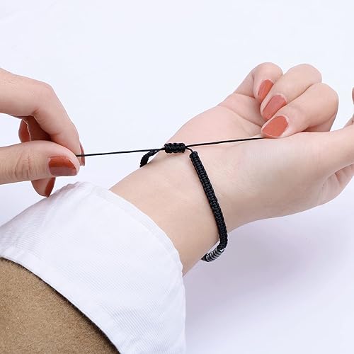 Miniatura 5 de JoycuFF Pulseras con código morse para mujer, regalo divertido para niñas, joyería inspiradora con mensaje secreto, Navidad, regalos de cumpleaños