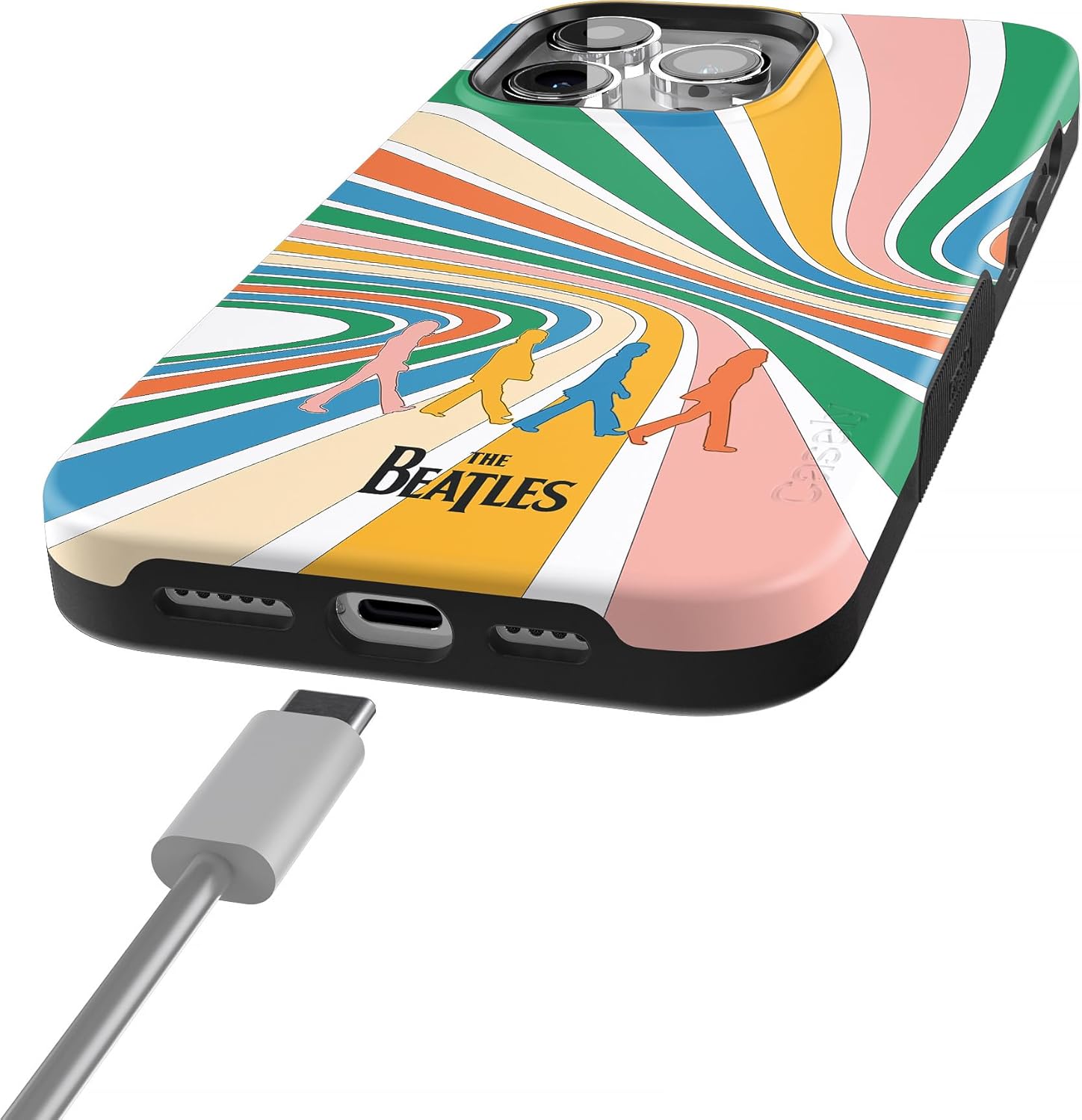 Casely iPhone 15 Pro Case | Come Together | The Beatles Abbey Road | Bold Protective Design | MagSafe Compatible Design