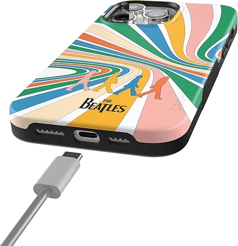 Vista 684 de Casely Funda para iPhone 15 Pro Jardín Secreto Flores mixtas Funda atrevida Compatible con MagSafe y botón de acción Jardín Secreto Floral