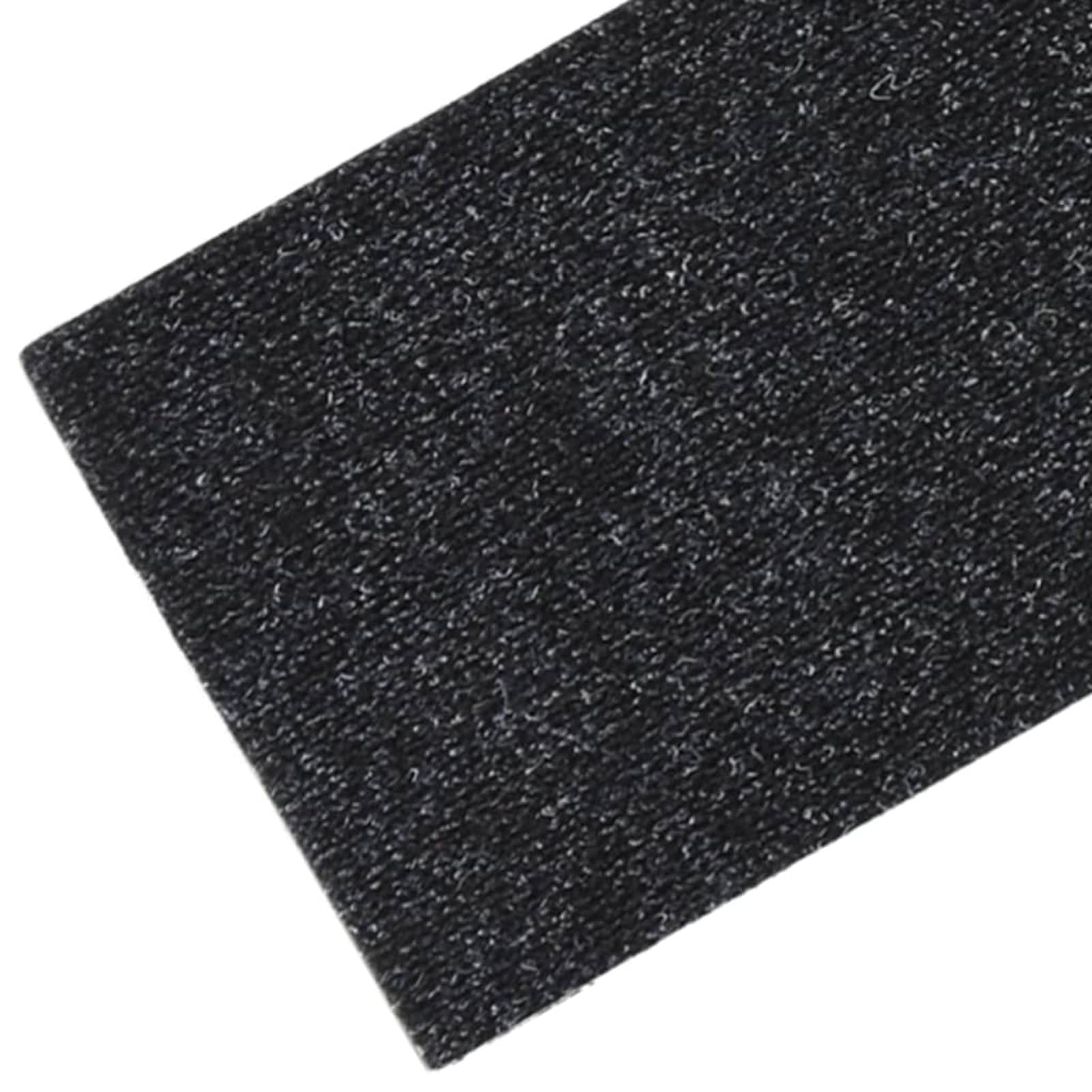 Tidyard Tapis d'escalier Autocollants Rectangulaire 15 pièce 76x20cm Noir, Rectangulaire Tapis Escalier Tapis de Sécurité pour Sol Protection, Enfants, Aînés et Animaux