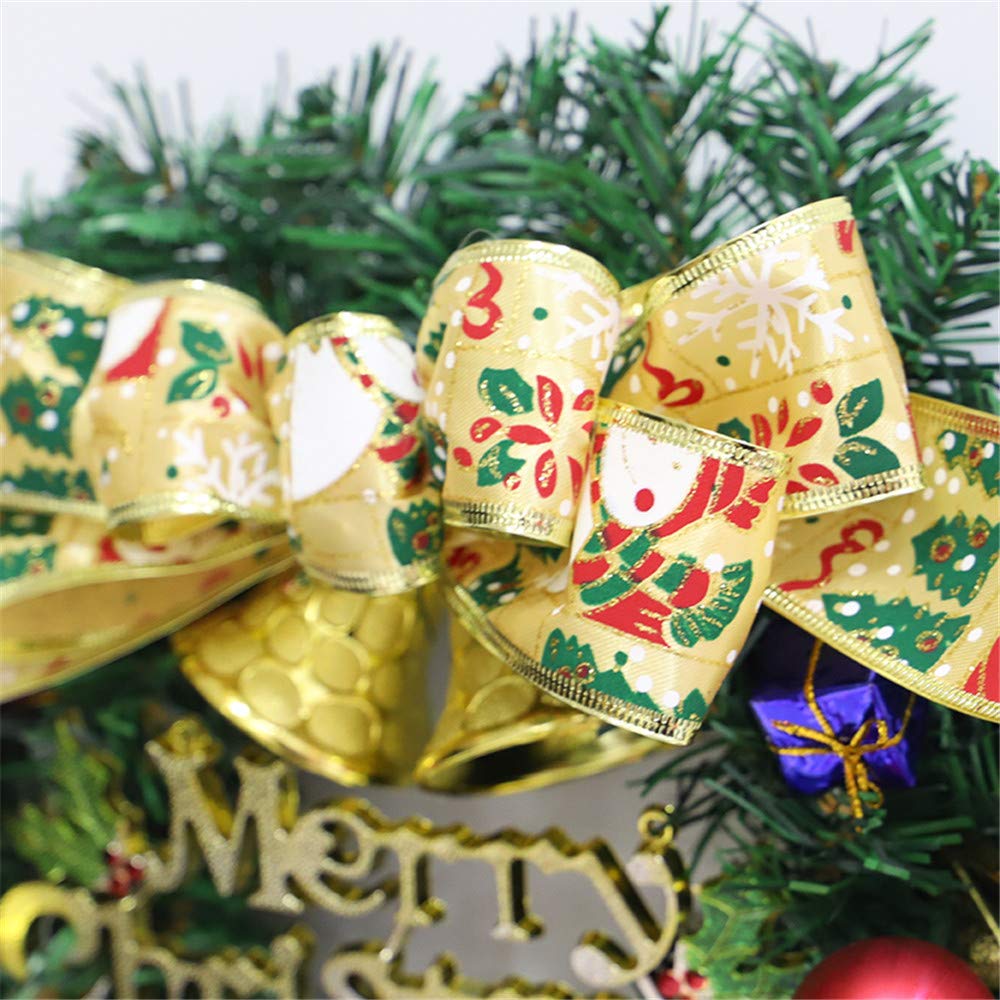 Guirlande De Noël Joyeux Ruban Cloche Décorations De Noël PVC Décoration Décoration De La Maison Nouvel an Guirlande 30cm